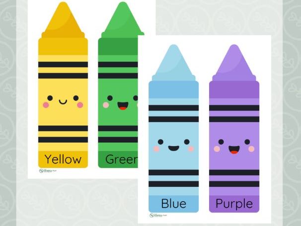 Coloured Crayons
