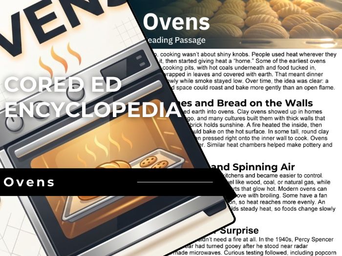 Ovens Reading Comprehension Passage - Cored Ed Encyclopedia