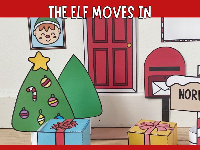 Elf Door Craft Kit - The Elf Moves In