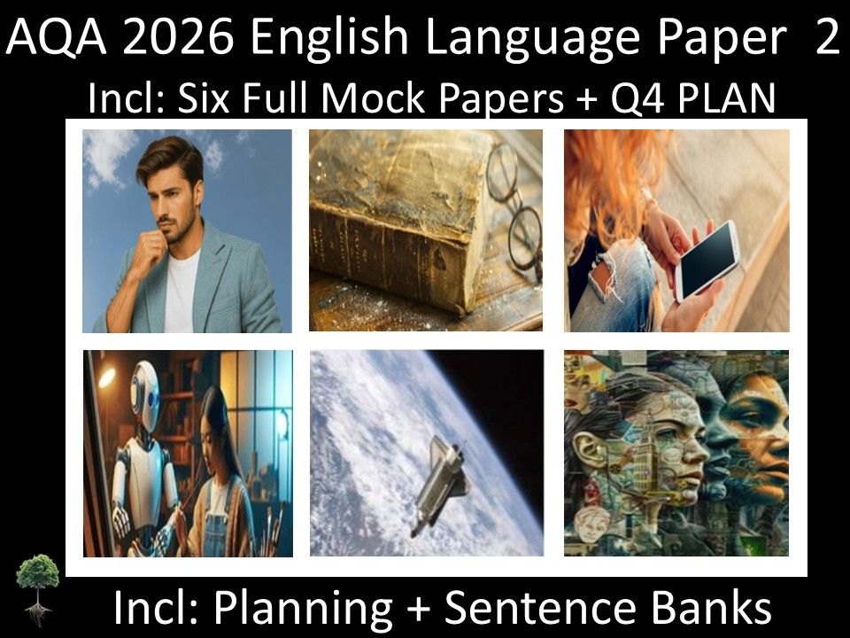 Six AQA 2026 English Language Paper 2 Mocks | Q4 PLAN