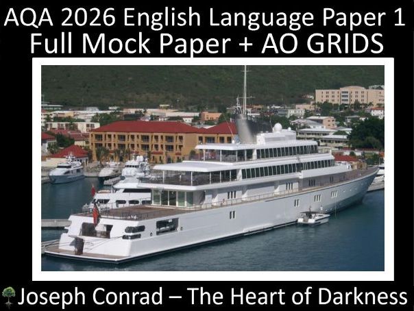 One AQA 2026 GCSE English Language Paper 1 Mock | AO Grids- (Con)