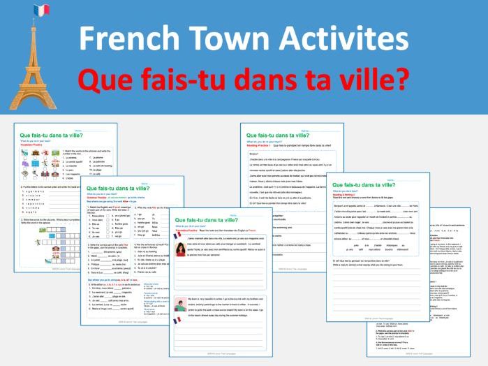 French - What do you do in your town?