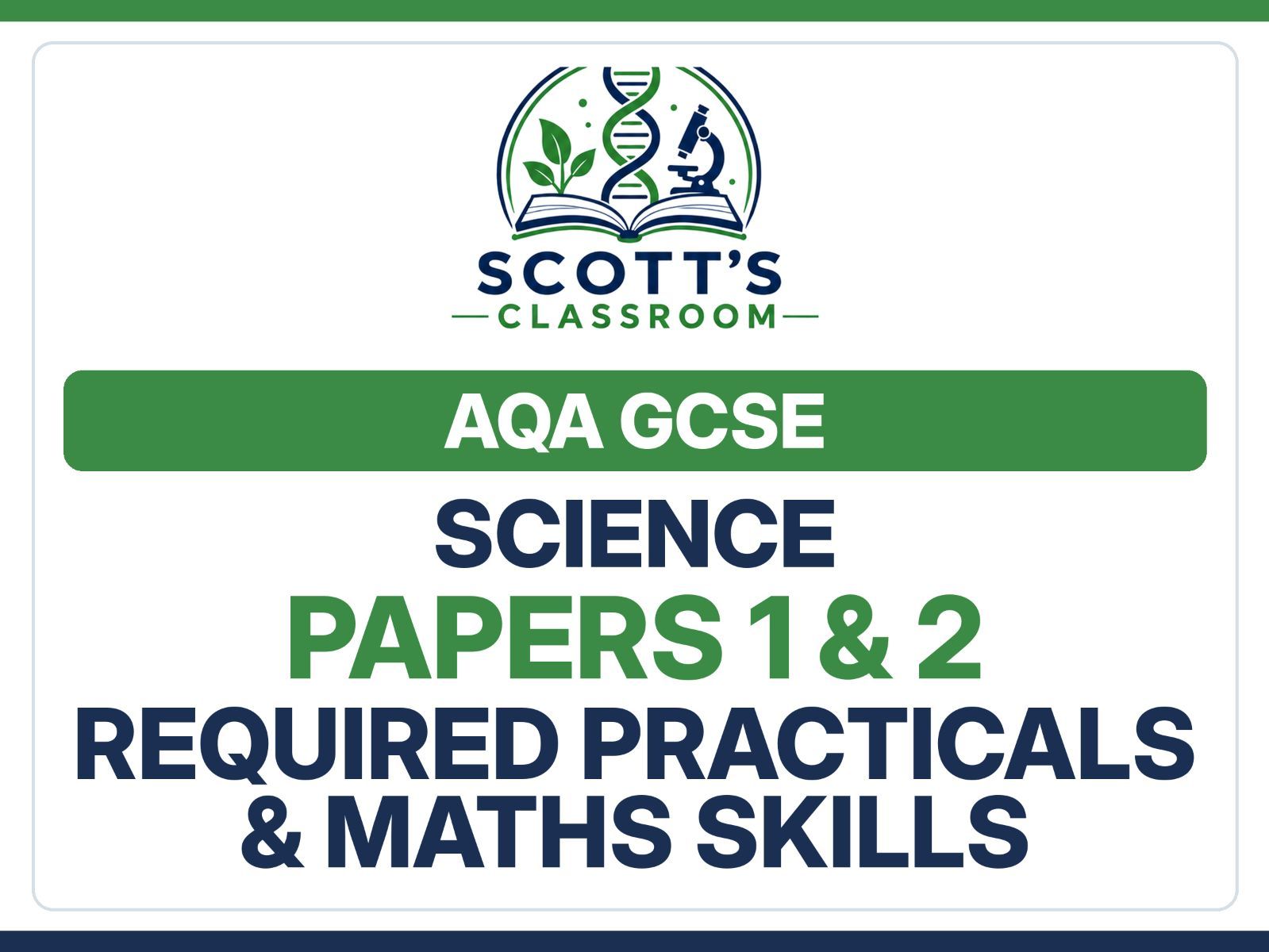 AQA GCSE Science Practicals & Math Bundle