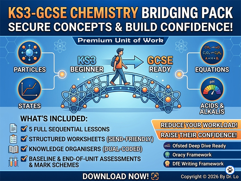 KS3 to GCSE Chemistry: Complete Transition Bundle+Exam Prep