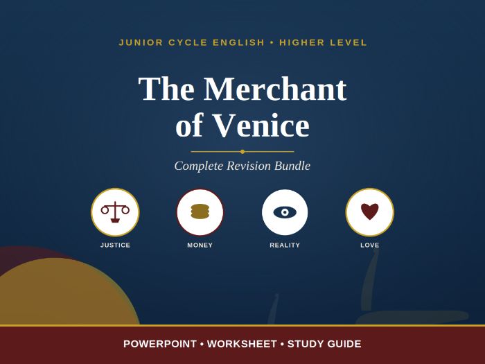 The Merchant of Venice - JC English Bundle.