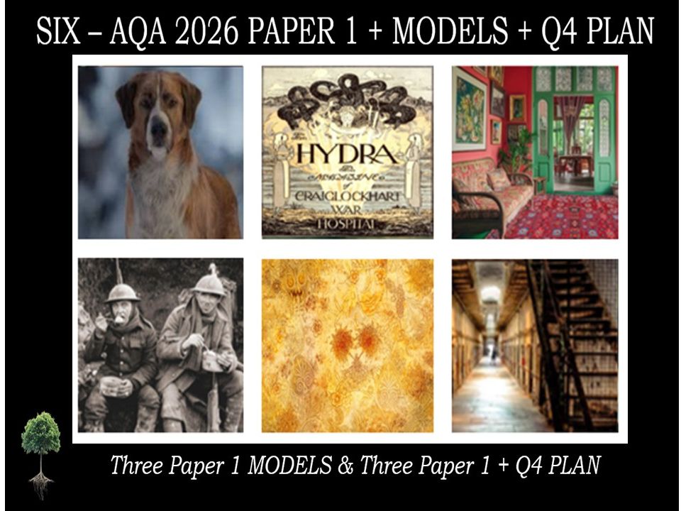SIX - AQA PAPER 1 | 2026 FULL MOCKS | MODELS | Q4 PLAN