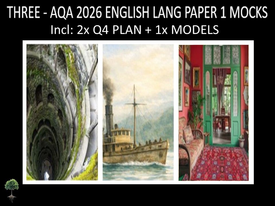 THREE - AQA PAPER 1 | 2026 FULL MOCKS | Q4 PLAN | MODELS