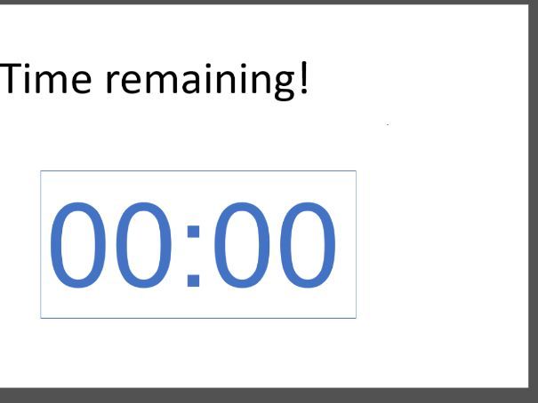 PowerPoint Countdown Timer