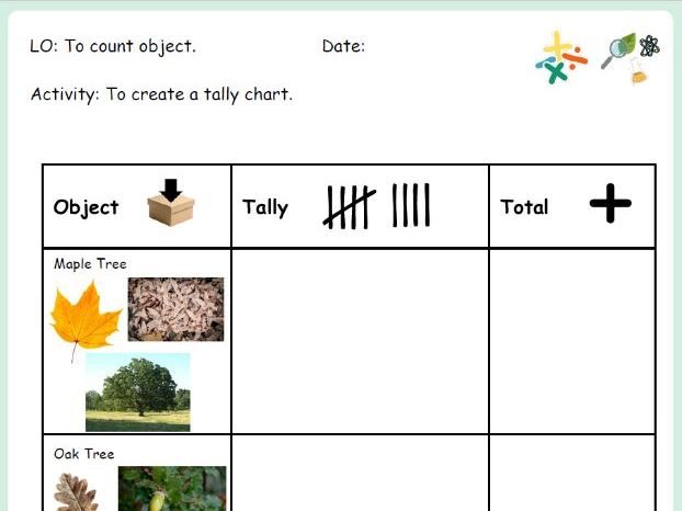 Nature Spotter Pack: Seasonal & Wildlife Tally Charts
