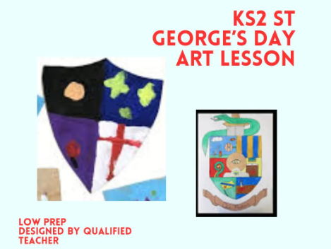 KS2 St George's Day Art Lesson | Heraldic Shield Design