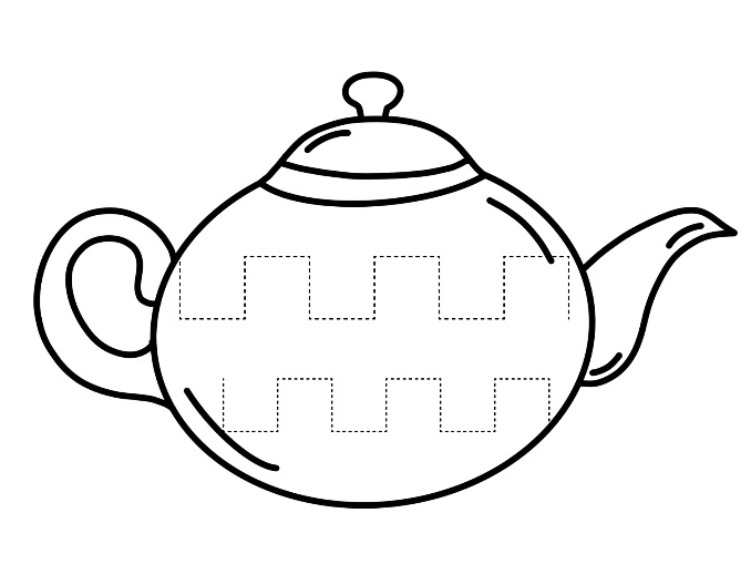 Teapot Handwriting Pattern Sheets – 6 Designs