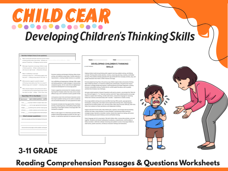 Developing Children’s Thinking Skills includes informative reading passages