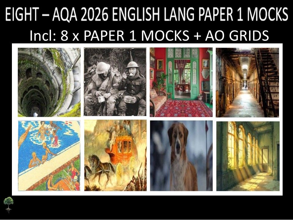 EIGHT - AQA  PAPER 1 | 2026 FULL MOCKS | AO GRIDS