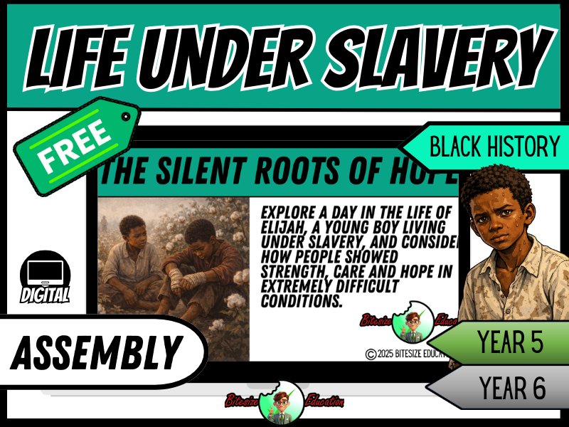 Life Under Slavery | Assembly Presentation | Year 5/6