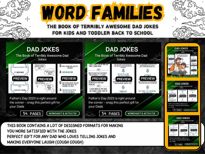 The Book of Terribly Awesome Dad Jokes back to school