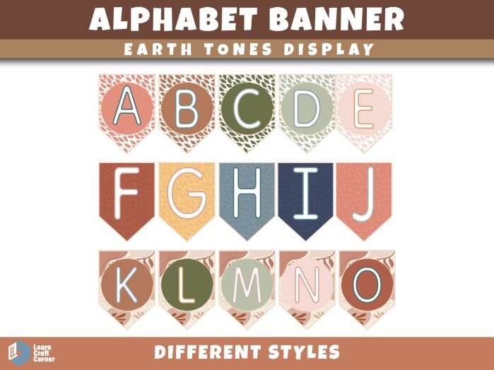 Alphabet Banners Classroom Display | 3 Designs | A4 Printable | EYFS & KS1