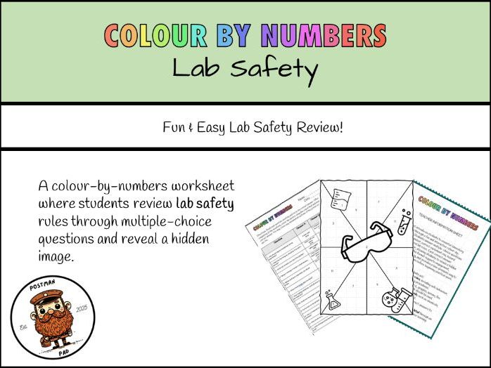Colour By Numbers - Lab Safety