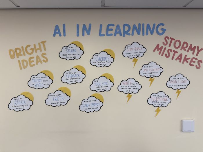 AI for Learning display