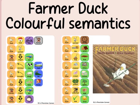Farmer duck- colourful semantics
