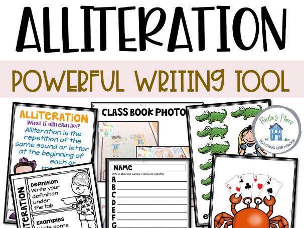 Alliteration Printables and Activities | Class Book & Posters