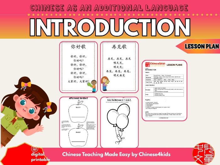 Mandarin Greetings & Names Lesson Plan