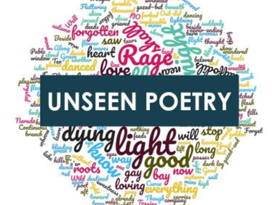 AQA A English Literature A Level - Unseen Poetry Comparison Questions ...