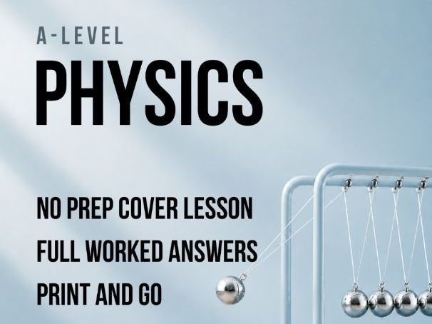 KS5 / A-Level Physics Cover Lesson: Physical Pendulums & Torsional Oscillators (No Prep)
