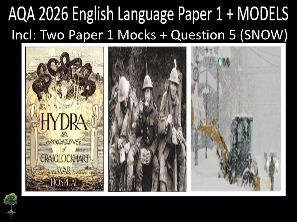 Two AQA 2026 English Language Paper 1 | MODELS + Q5 (SNOW)