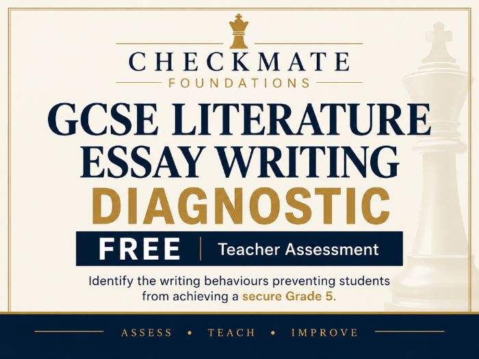 GCSE English Literature Essay Writing Diagnostic | FREE Teacher Assessment