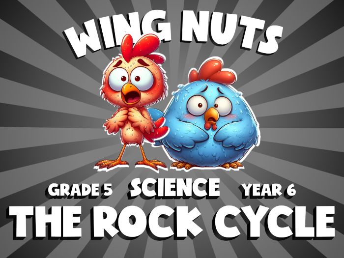 The Rock Cycle WING NUTS Science Game | No-Prep Year 6 Review Activity