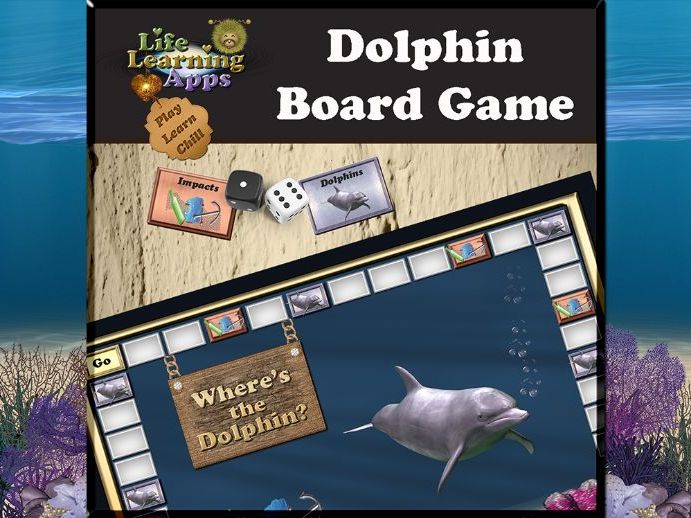 Dolphin board game: Fun way to teach children about dolphins