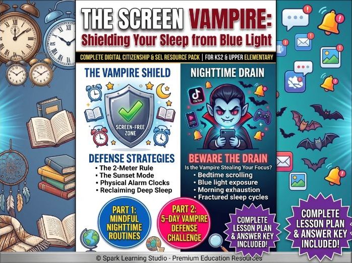 THE SCREEN VAMPIRE: Shielding Your Sleep from Blue Light