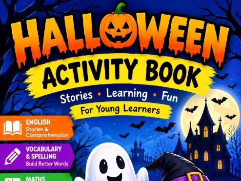 Halloween Activity Book: Stories & Maths