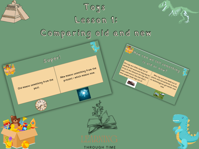 Comparing Toys Lesson KS1 History Teaching Resources