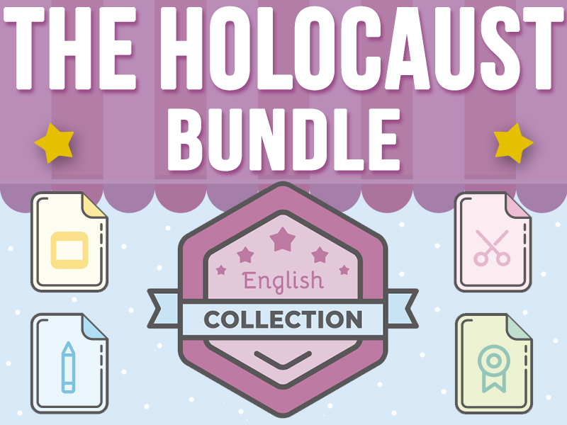Holocaust Activities Collection BUNDLE: PowerPoint, Writing & Craft 3rd-5th Social Studies