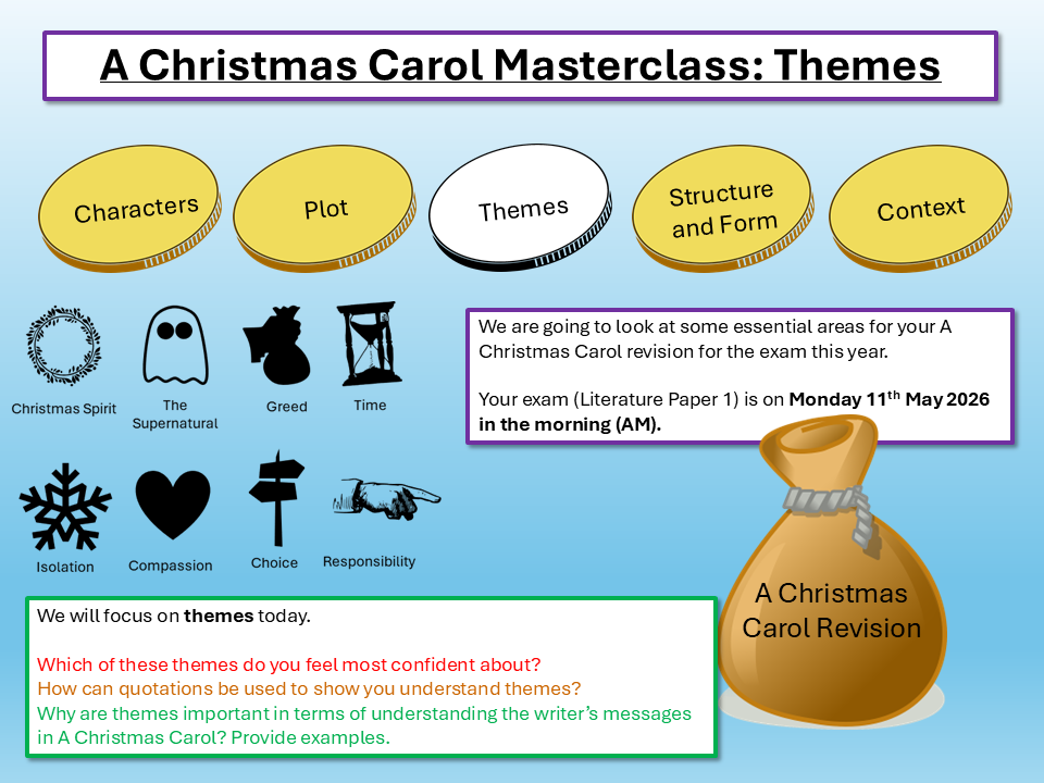 A Christmas Carol Revision 2026