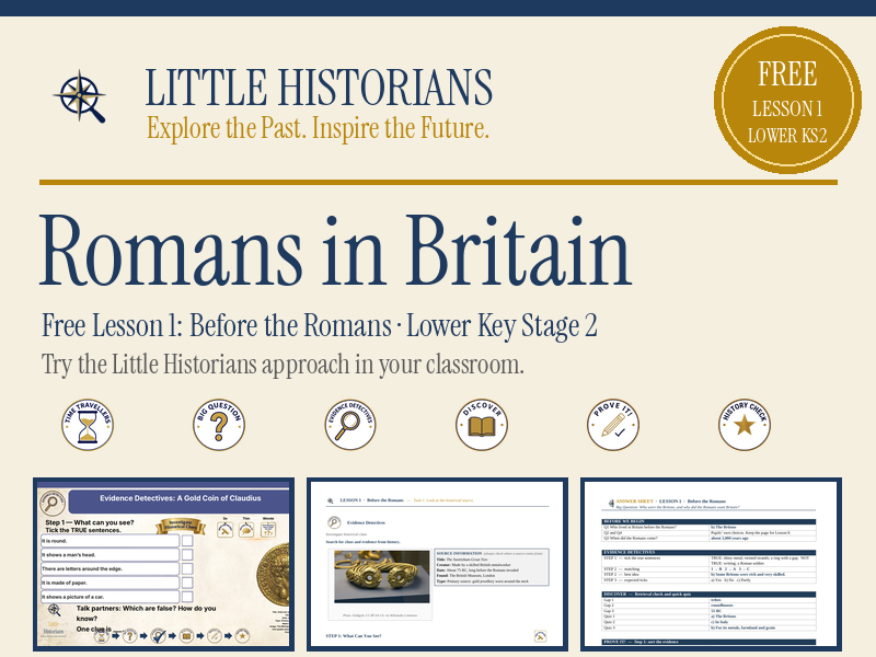 Romans Lesson 1: FREE Before the Romans KS2 Y3/4