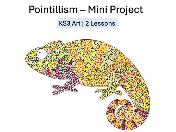 KS3 Art: Pointillism Mini Project (2 Lessons) | Colour Theory Application