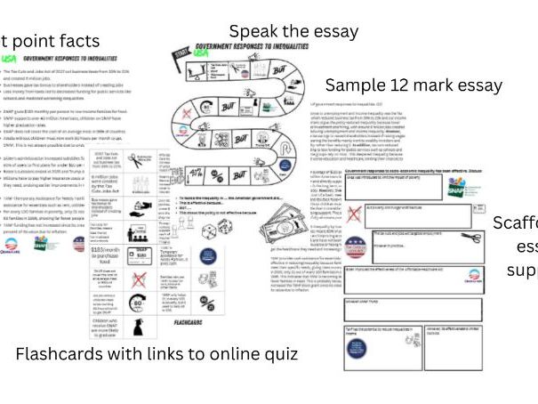 US Government Responses to Inequalities