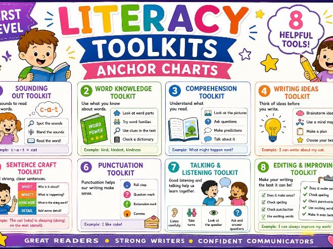 Literacy Toolkits First Level/KS1 Anchor Charts