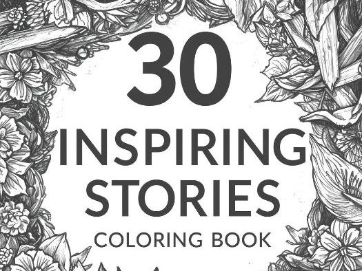 30 Inspiring Stories Coloring Book - Wisdom Through Art for Kids