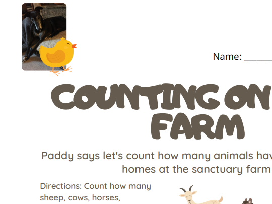 Counting Practice on the Farm | Teaching Resources