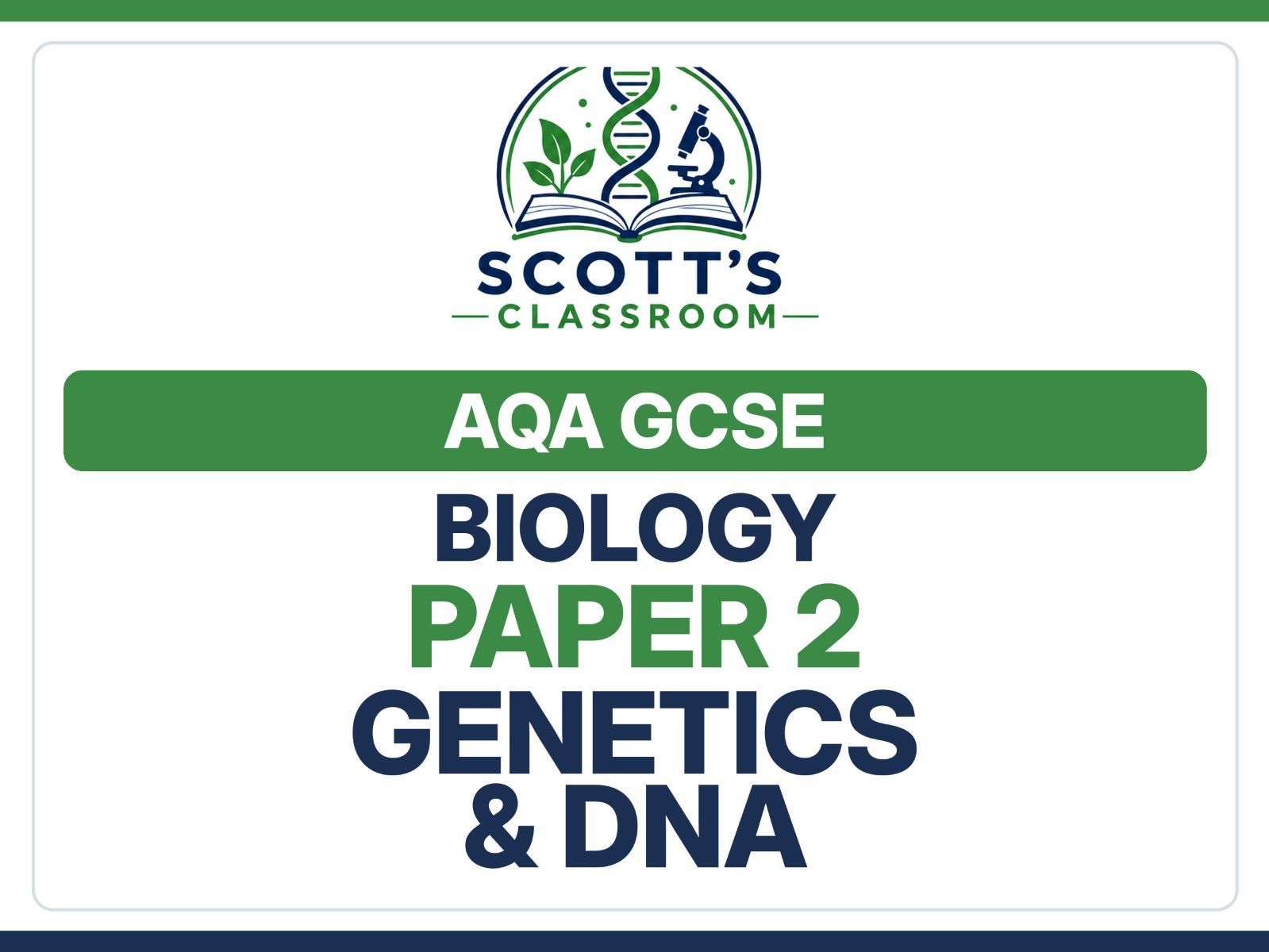 AQA GCSE Biology Genetics & DNA Bundle