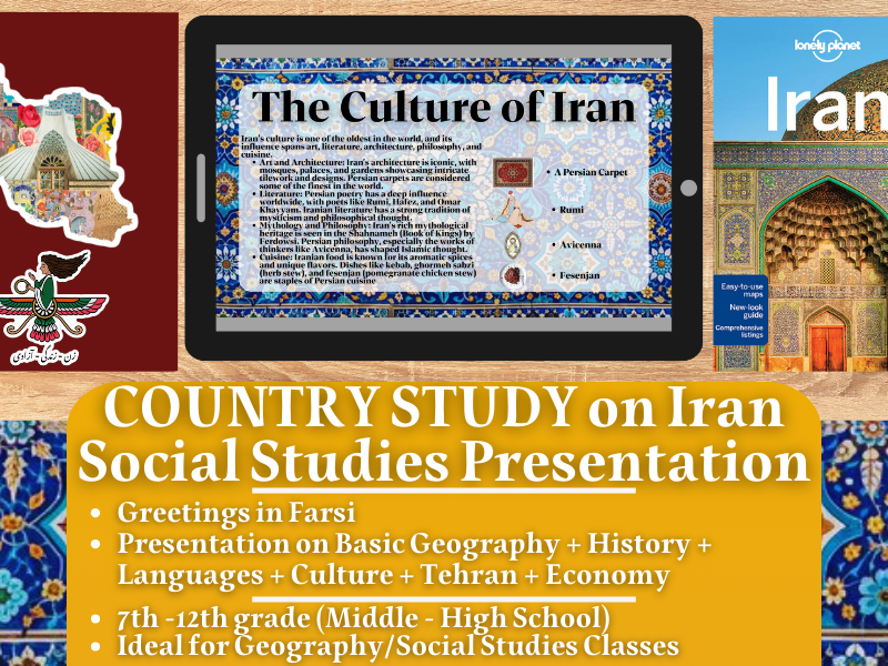 Country Study Presentation on Iran - West Asia - Middle East