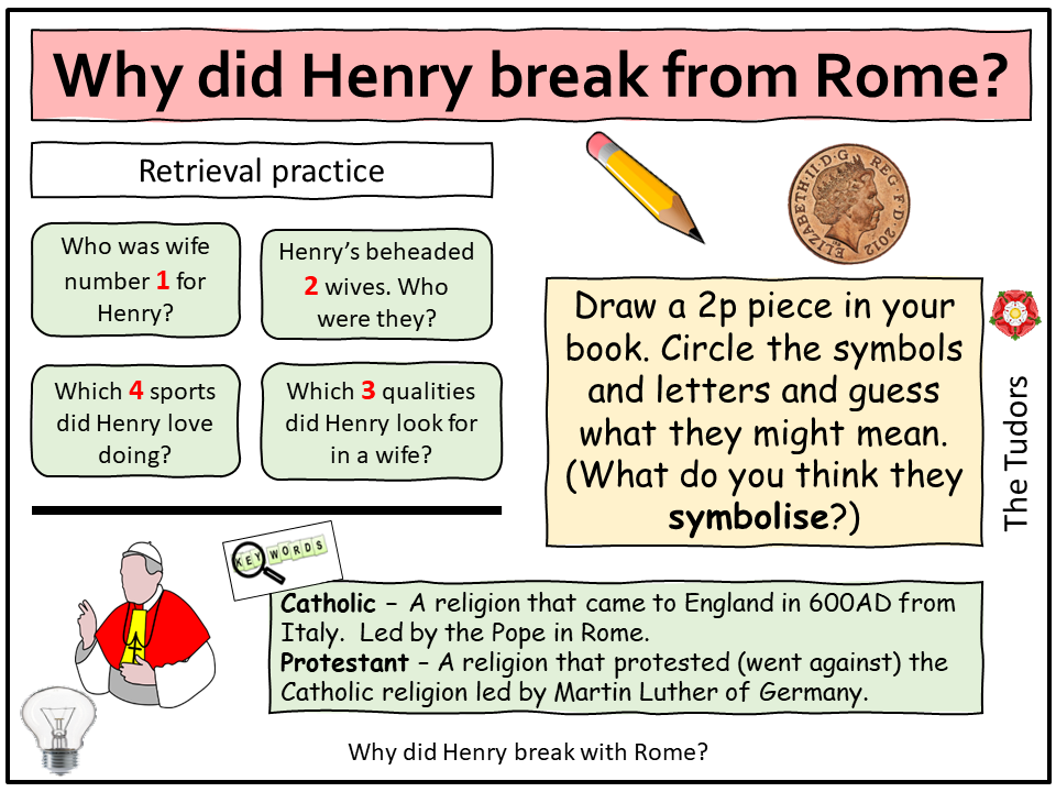 KS3 History: Why Did Henry VIII Break with Rome? | English Reformation ...
