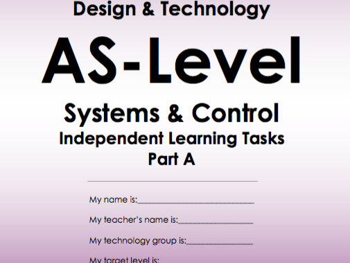 AS / A-Level Systems and Control Revision Workbook