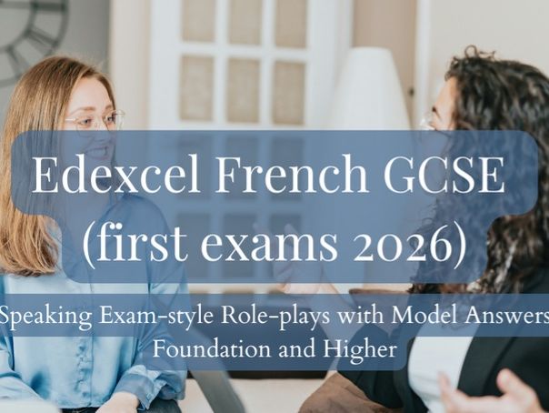 Edexcel French GCSE Role Plays Workbook (2026)