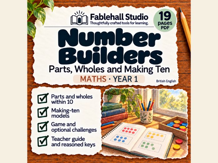 Number Builders: Making Ten | Year 1 Maths