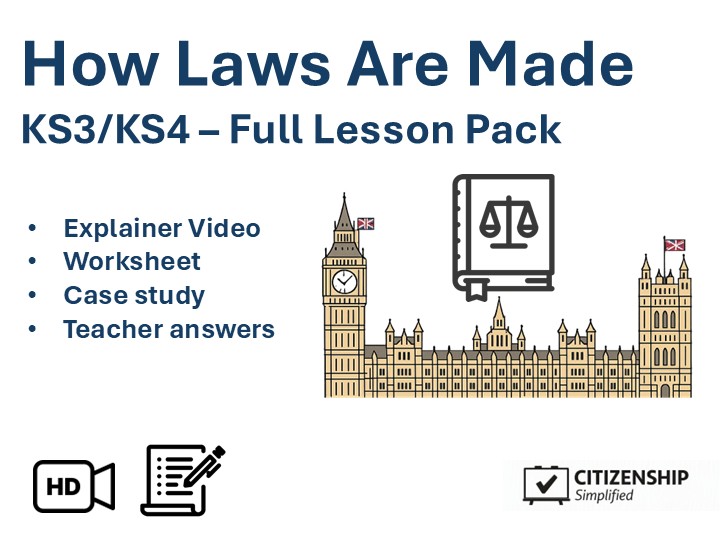 How Laws Are Made KS3/KS4