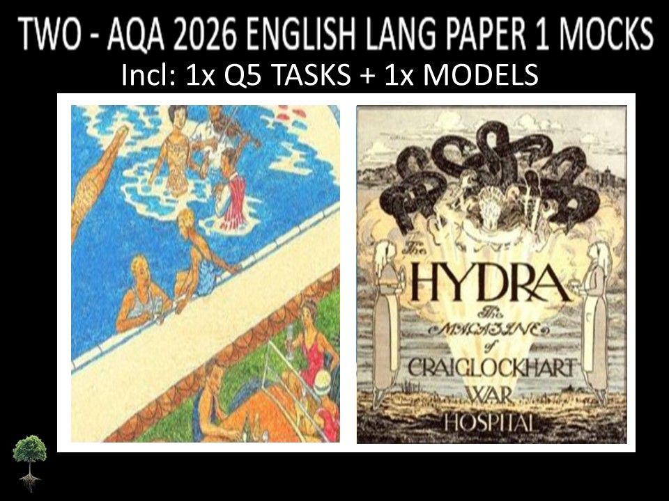 TWO - AQA PAPER 1 | 2026 FULL MOCKS | Q5 TASKS | MODELS